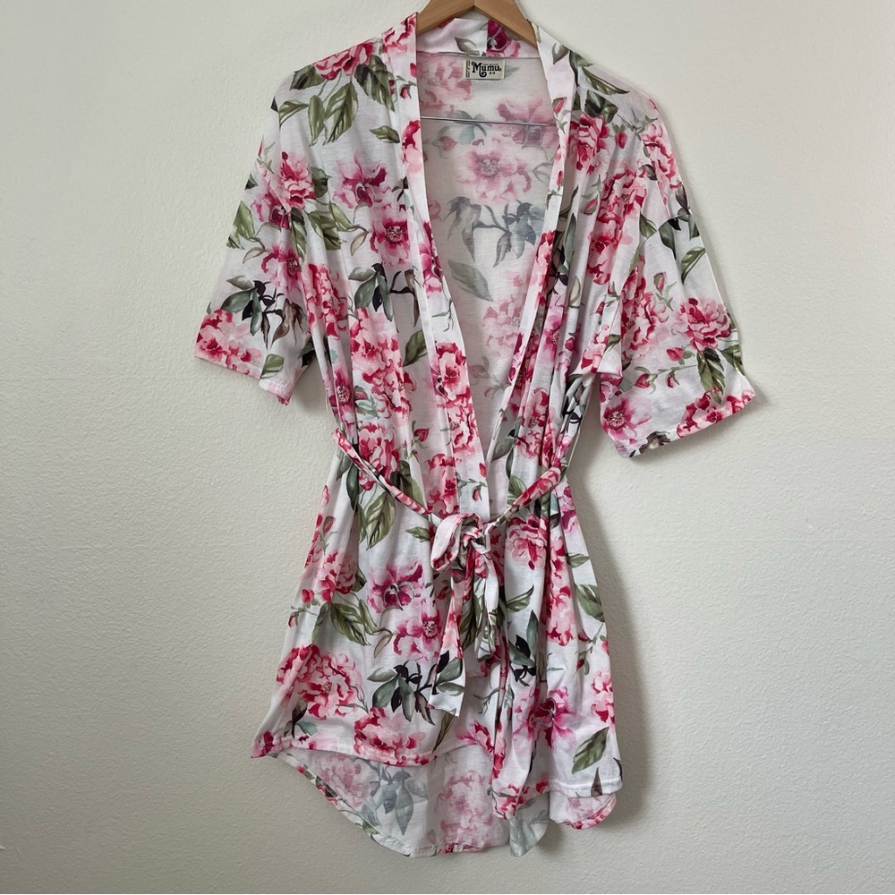 Show Me Your Mumu Women’s Floral Robe, Garden of Blooms, in Size O/S
